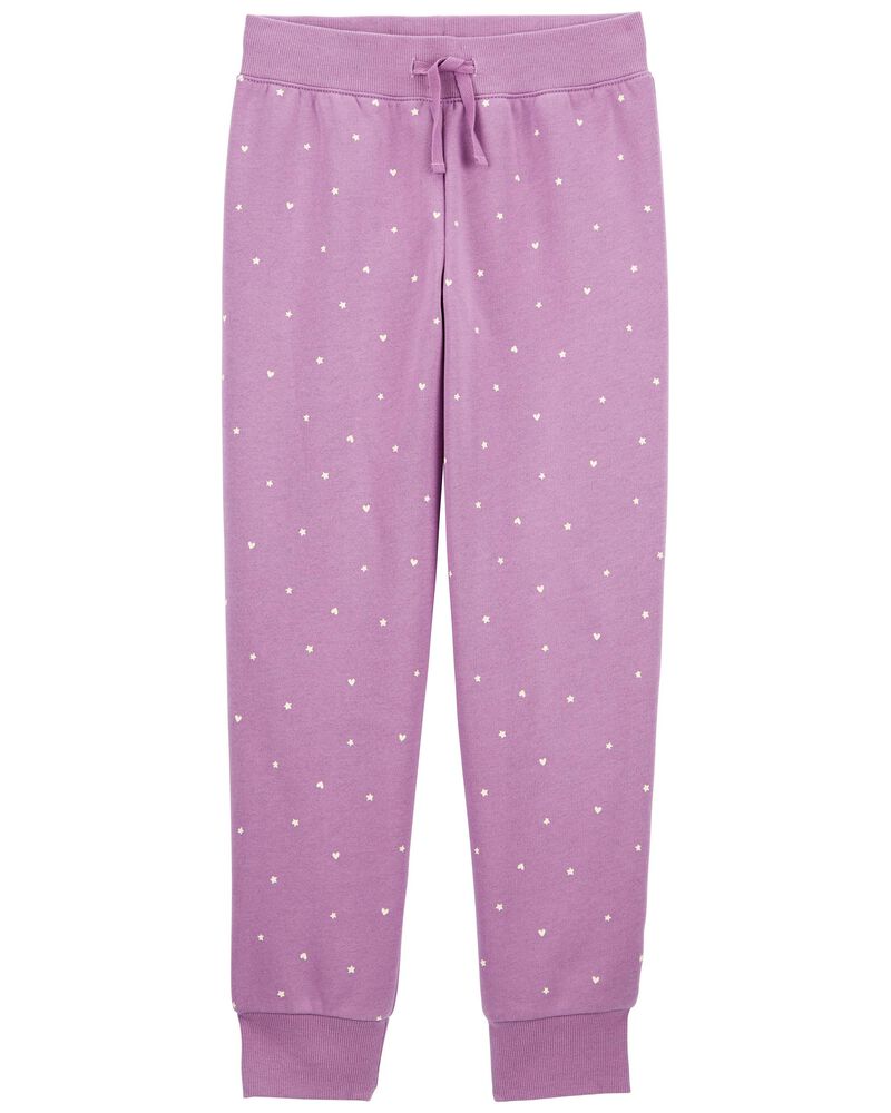 Kid 2-Piece Icon Print Fleece Sweatshirt & Jogger Set, image 3 of 3 slides