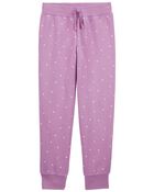 Kid 2-Piece Icon Print Fleece Sweatshirt & Jogger Set, image 3 of 3 slides
