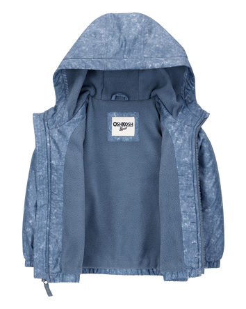 Toddler Boy Fleece-Lined Midweight Jacket - Blue, 