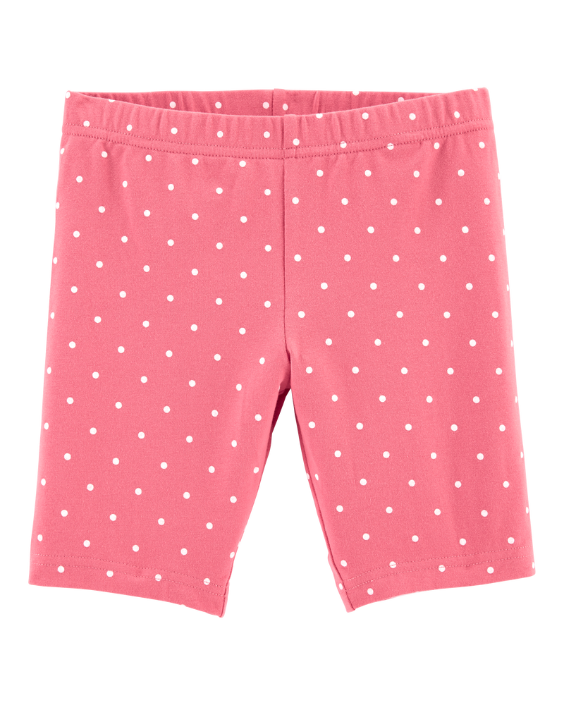 Kid Polka Dot Bike Shorts, image 1 of 3 slides