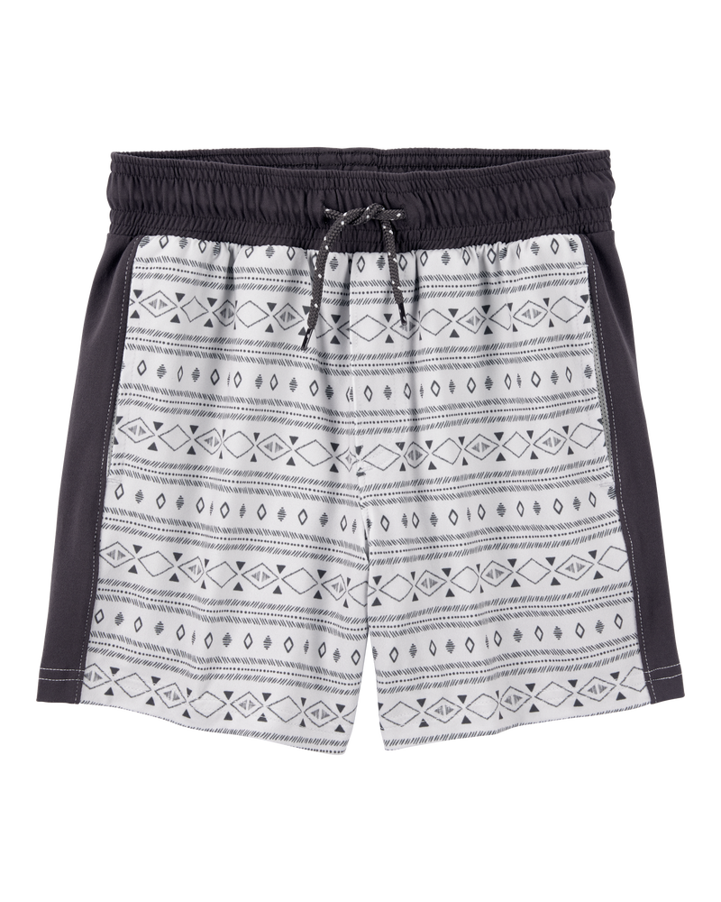 Kid 2-Piece Active Tee & Shorts Set - Black/Grey, image 4 of 7 slides