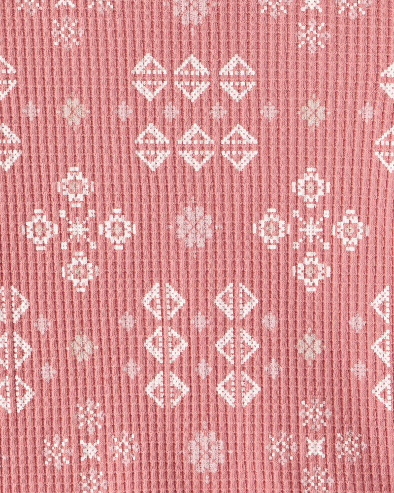Girls Printed Long-Sleeve Graphic Tee - Pink, image 2 of 3 slides