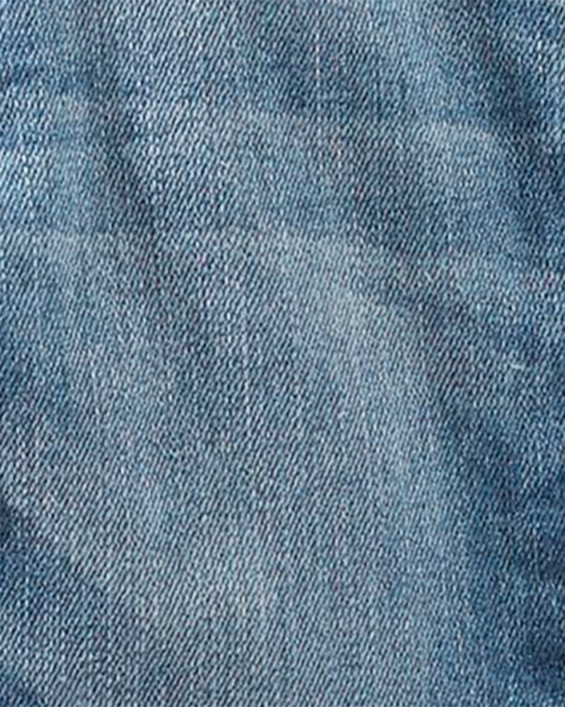 Baby Medium Blue Wash Skinny-Leg Jeans, image 3 of 4 slides