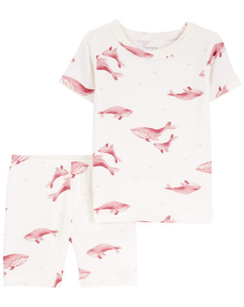 Toddler 2-Piece Whale PurelySoft Pajamas, 