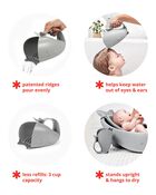 Moby Waterfall Bath Rinser - Grey, image 3 of 14 slides