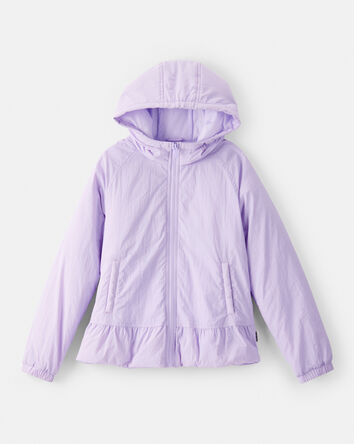 Girls Long-Sleeve Midweight Jacket - Purple, 