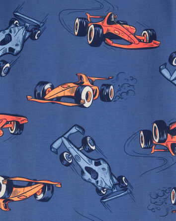 Kid 2-Piece Race Car Loose Fit Pajamas, 