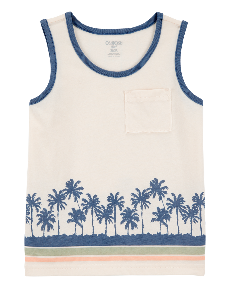 Baby Palm Tree Print Tank, image 3 of 4 slides