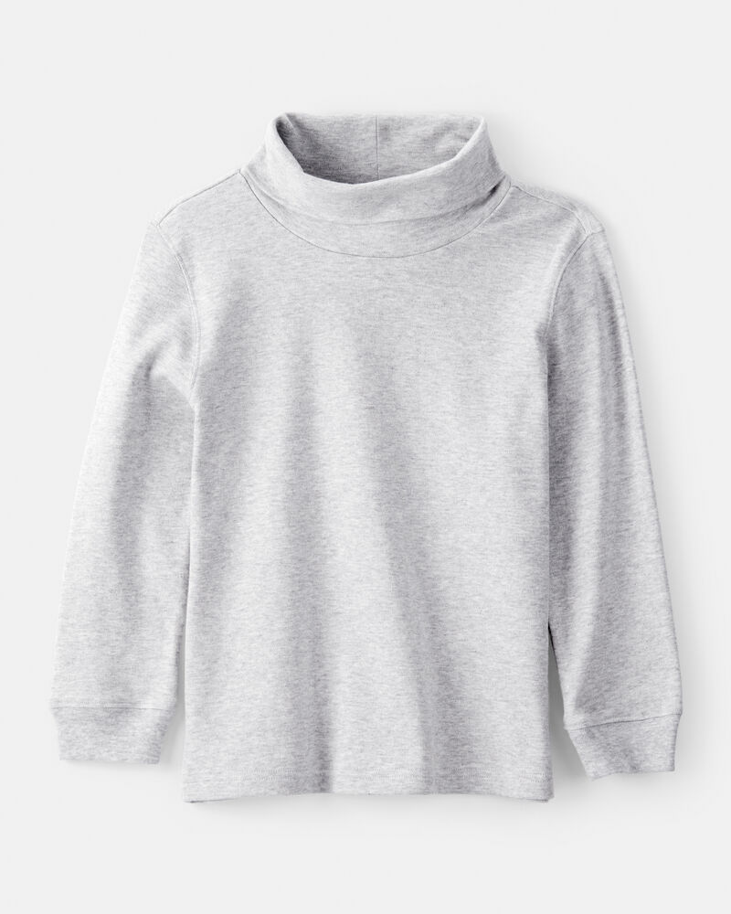 Boys Long-Sleeve Turtleneck - Grey, image 1 of 3 slides