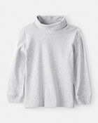 Boys Long-Sleeve Turtleneck - Grey, image 1 of 3 slides