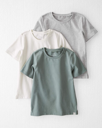 Toddler 3-Pack Organic Cotton T-Shirts, 