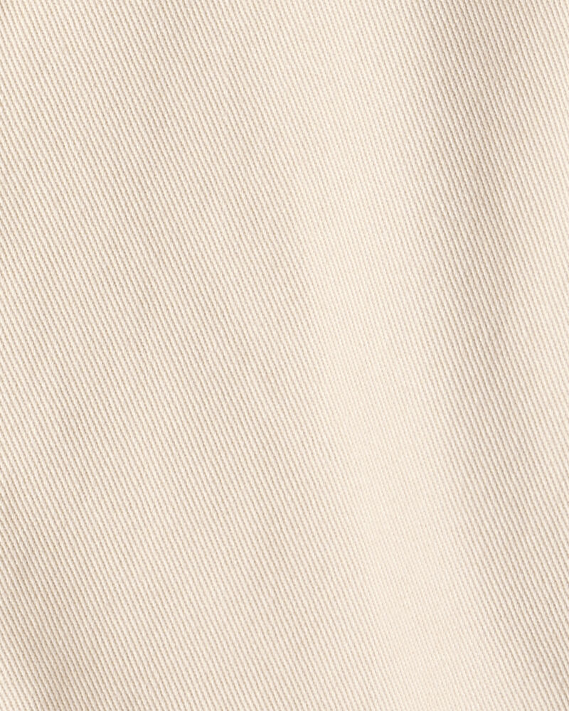 Boys Cotton Long-Sleeve Fashion Jacket - Cream, image 2 of 3 slides