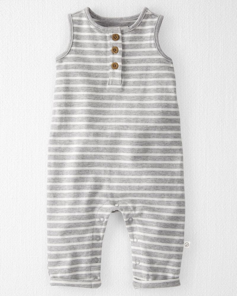 Baby Organic Cotton Terry Jumpsuit, image 1 of 4 slides
