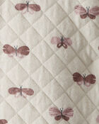 Baby Organic Cotton Quilted Double Knit Butterfly Jumpsuit, image 2 of 4 slides