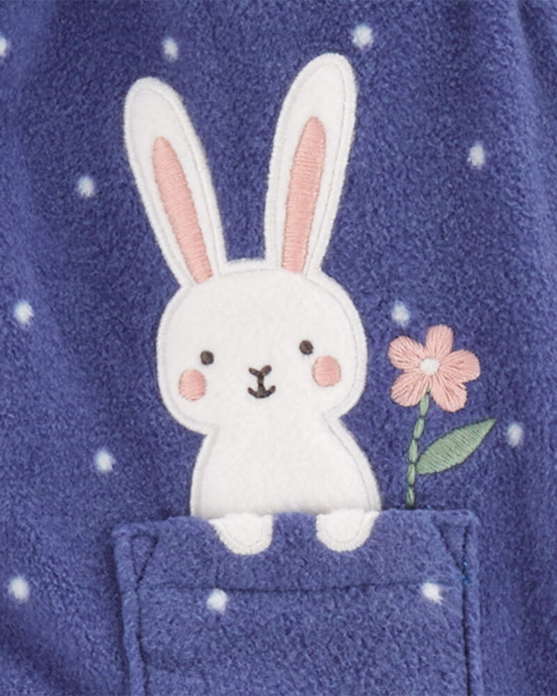 Baby 3-Piece Bunny Fleece Little Vest Set, image 2 of 4 slides