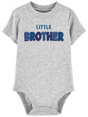 Heather - Baby Little Brother Bodysuit