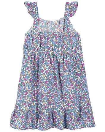 Toddler Floral Print Sundress Made With LENZING™ ECOVERO™ , 