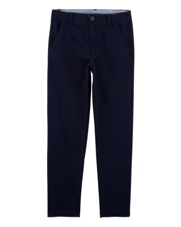 Kid Slim Tapered Chino Pants - Navy, 