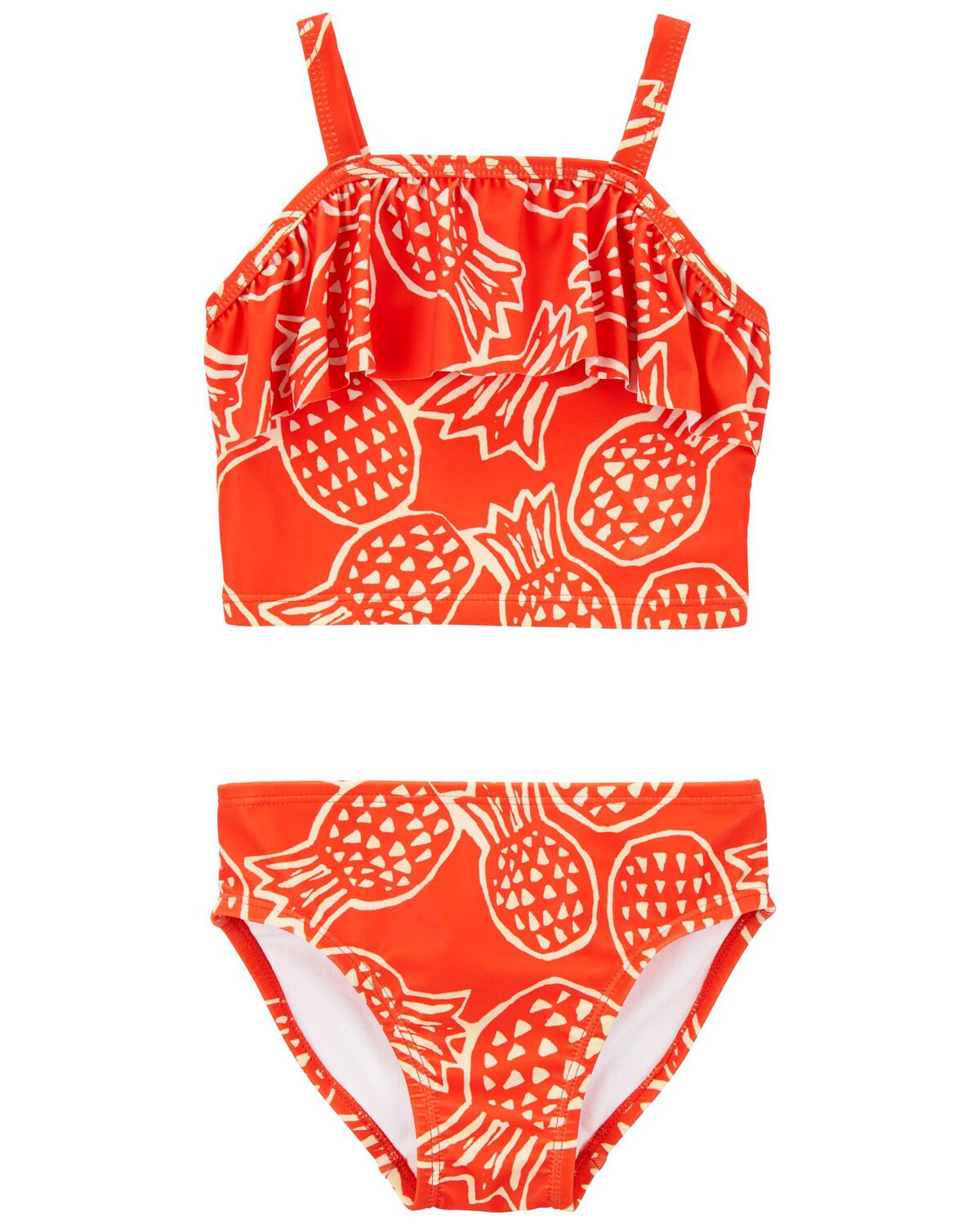 Red Toddler Pineapple 2Piece Tankini