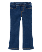 Baby Flare Pull-On Denim Jeans, image 1 of 4 slides