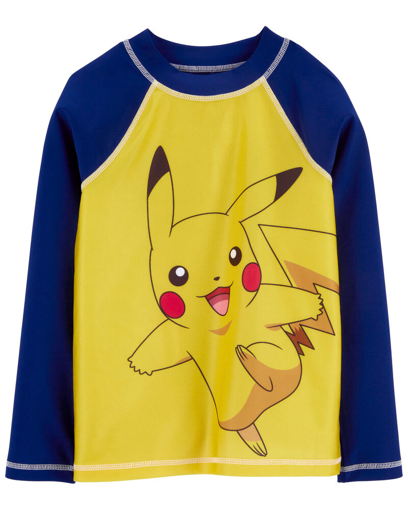 Kid Pikachu Pokémon Rashguard, image 1 of 2 slides