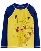 Kid Pikachu Pokémon Rashguard, image 1 of 2 slides