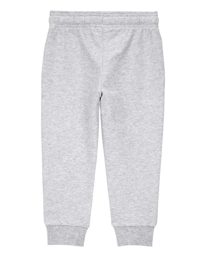 Baby Pull-On Drawstring Joggers - Grey, image 2 of 4 slides