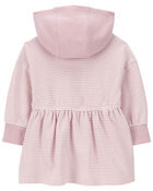 Baby Striped Hooded Dress, image 2 of 5 slides