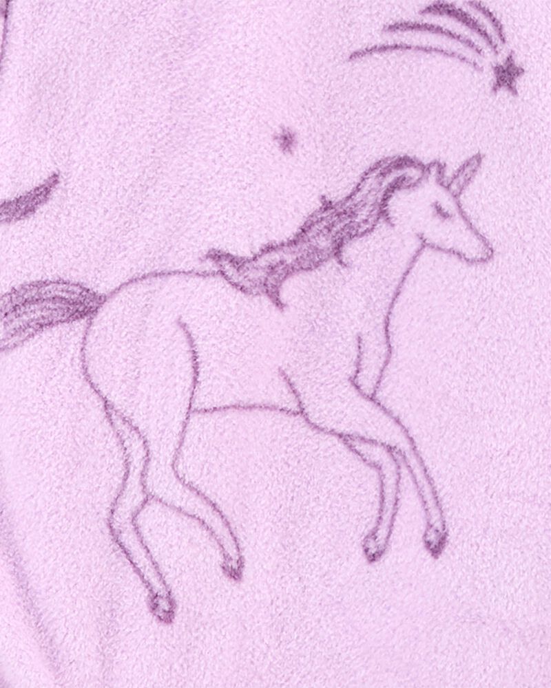 1-Piece Unicorn Fleece Footie PJs, image 2 of 4 slides