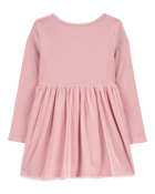 Baby Tutu Long-Sleeve Jersey Dress, image 2 of 4 slides