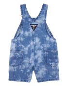 Baby Neutral Flag Print Tie Dye Shortalls - Blue, image 2 of 4 slides