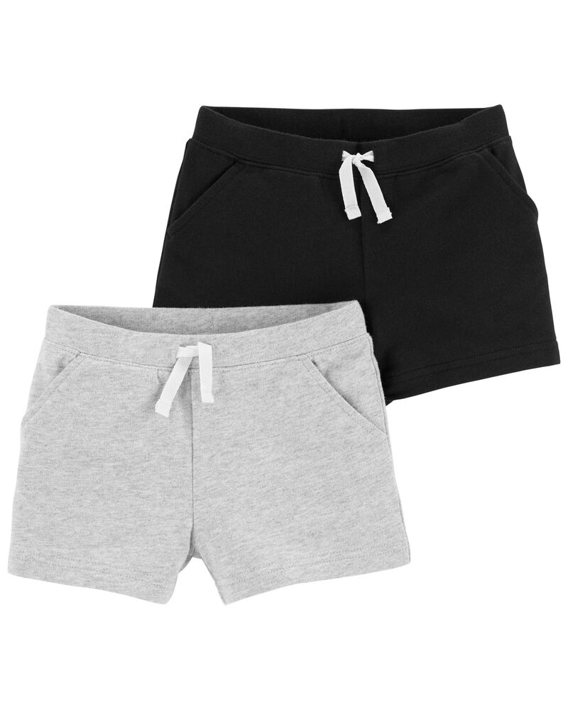 Toddler 2-Pack French Terry Shorts, image 1 of 1 slides