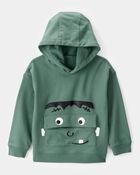 Toddler Halloween Frankenstein Pullover Hoodie - Green, image 1 of 3 slides
