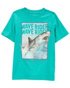 Kid Wave Rider Shark Jersey Tee, image 1 of 3 slides