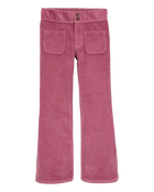 Kid Flared-Leg Corduroy Pants - Pink, image 1 of 4 slides