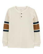 Kid Long-Sleeve Thermal Henley, image 1 of 4 slides