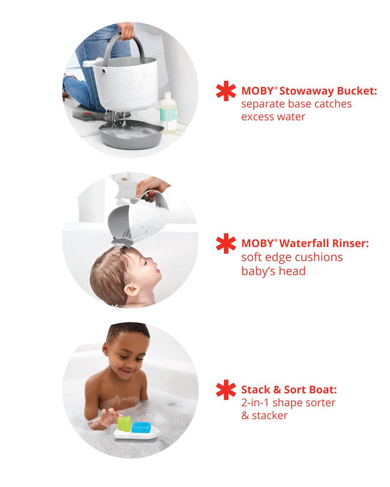 MOBY® x Oceanworks® Baby Bath Bundle, image 5 of 11 slides