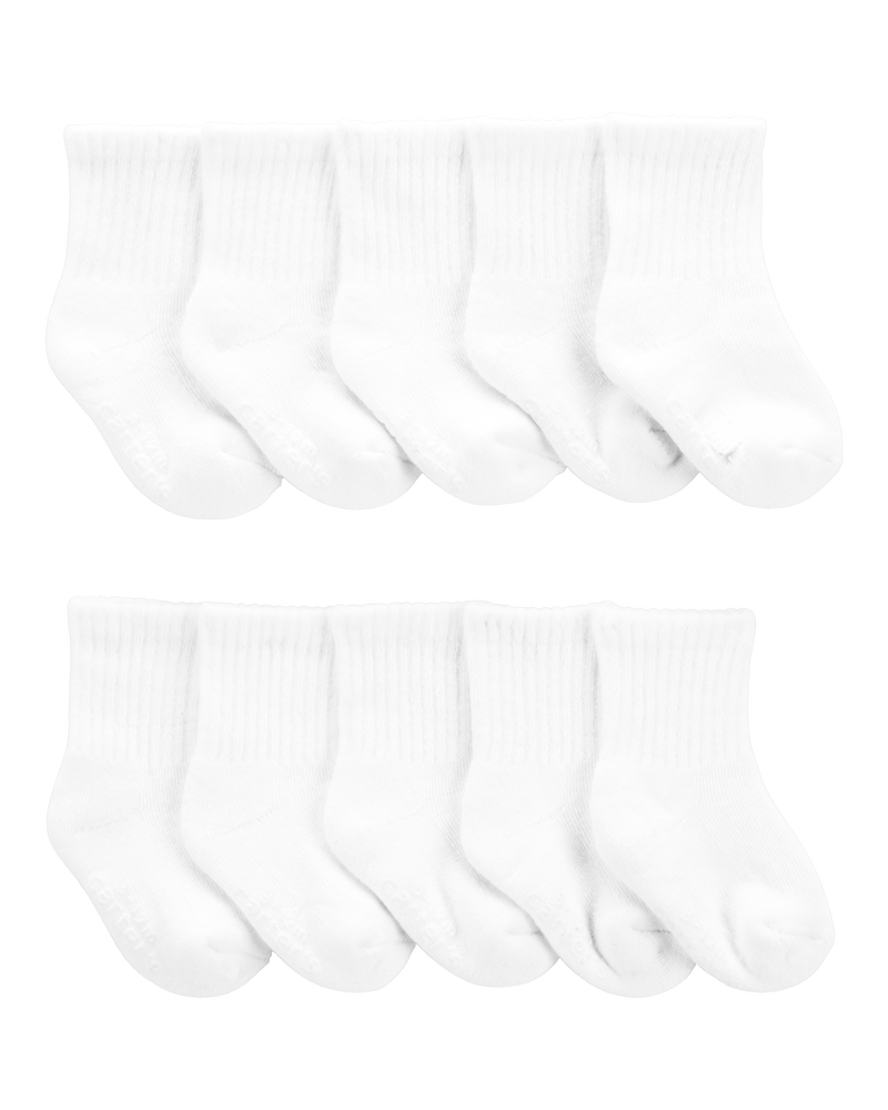 Baby 10-Pack Crew Socks, image 1 of 2 slides