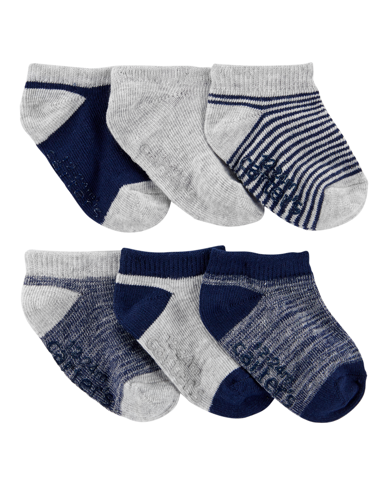 Baby 6-Pack Ankle Socks, image 1 of 2 slides