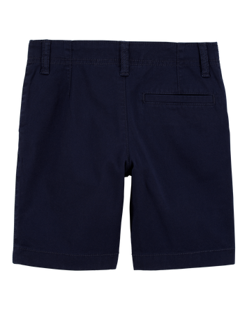 Kid  Stretch Chino Uniform Shorts - Navy, 