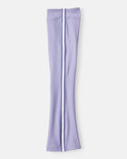 Girls Knit Flare Active Pants - Blue, image 3 of 5 slides