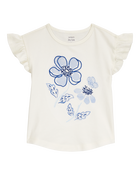 Baby 2-Piece Fashion Top & Embroidered Gauze Skort Set, image 2 of 6 slides