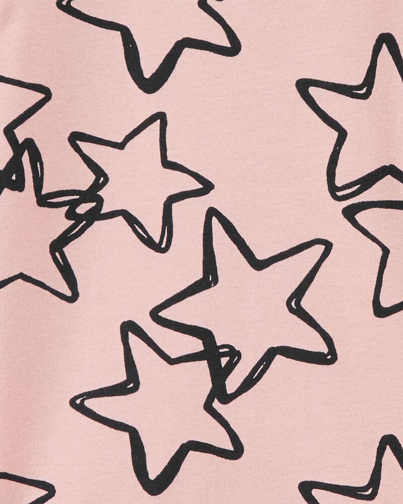 Kid 4-Piece Stars 100% Snug Fit Cotton Pajamas, image 3 of 4 slides