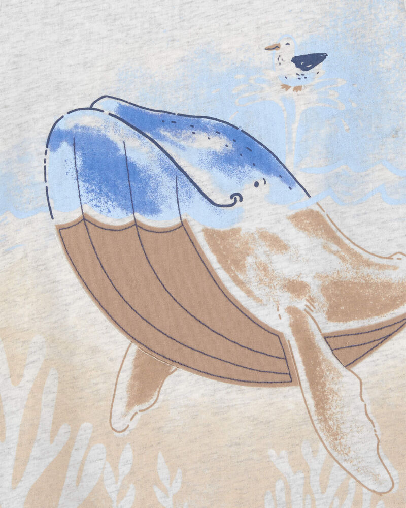 Baby Whale-Print Graphic Tee, image 2 of 2 slides