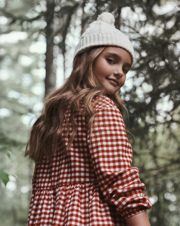 Toddler Organic Cotton Cable Knit Hat, 