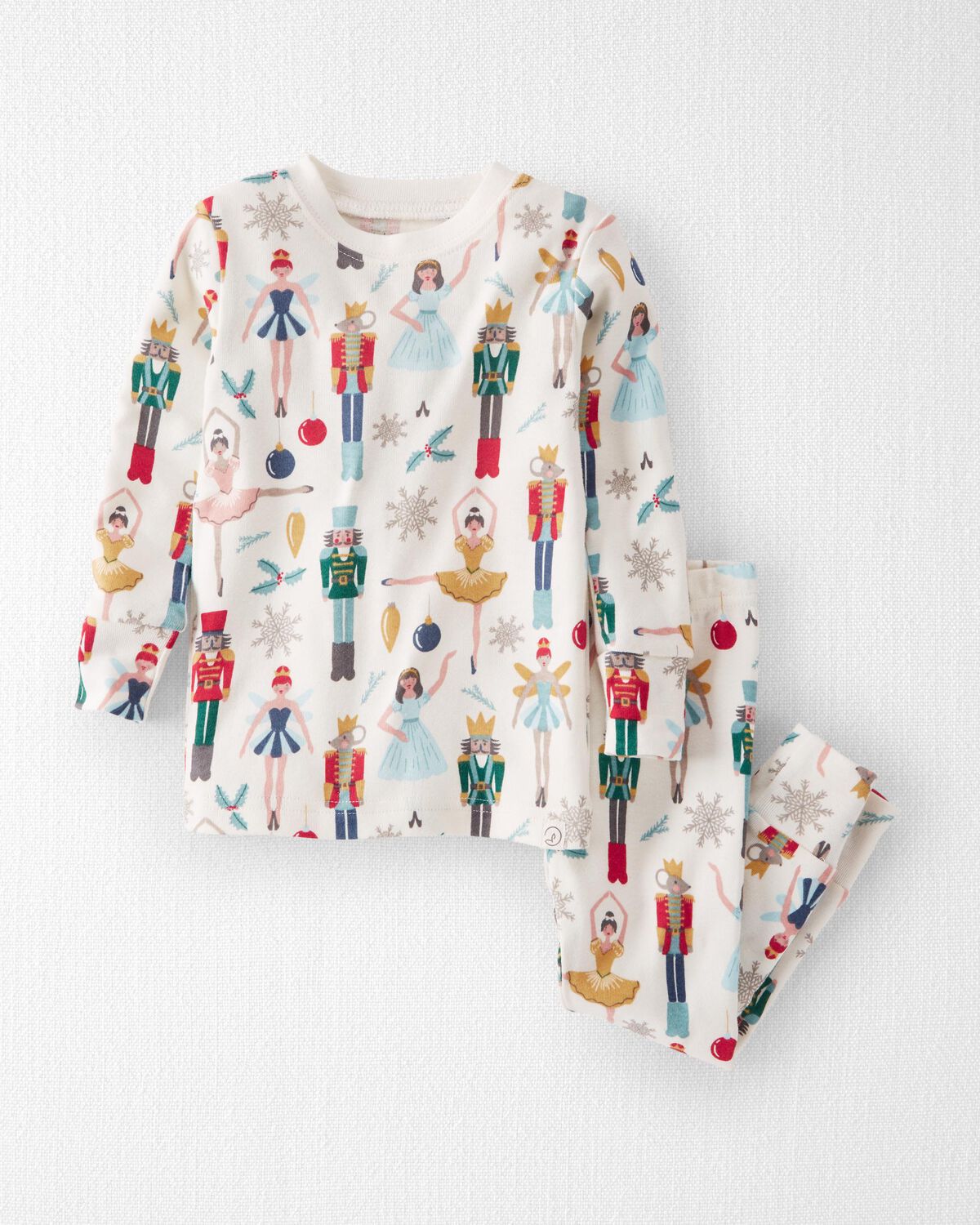 Nutcracker Print Baby Organic Cotton Nutcracker Print Pajamas Set