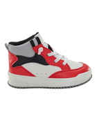 Toddler High-Top Sneakers - Red/White, image 2 of 7 slides