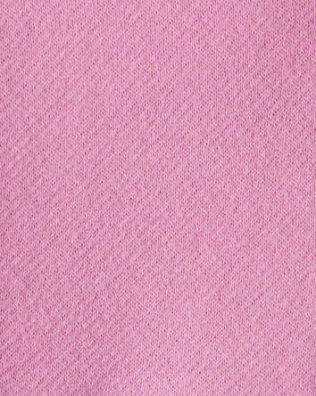 Baby Girl Long-Sleeve Quarter-Zip Pullover Sweatshirt - Pink, 