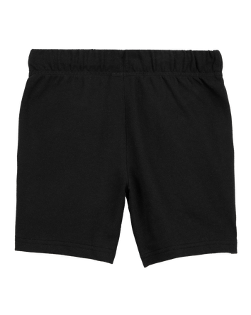 Kid Pull-On French Terry Shorts - Black, 