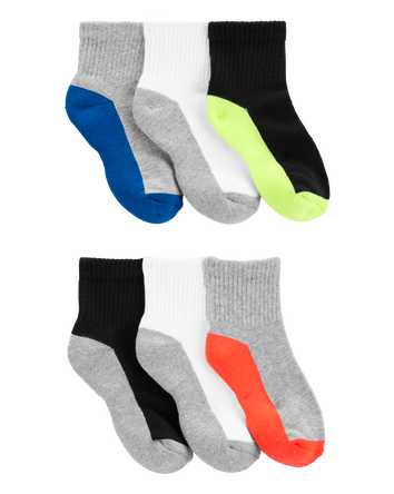 Kid 6-Pack Ankle Socks, 
